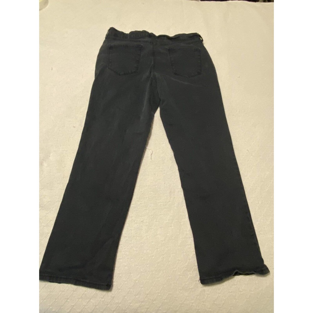 Bandolino Missy Straight Leg Womens Size 14 Petite Black Jeans - Picture 15 of 16